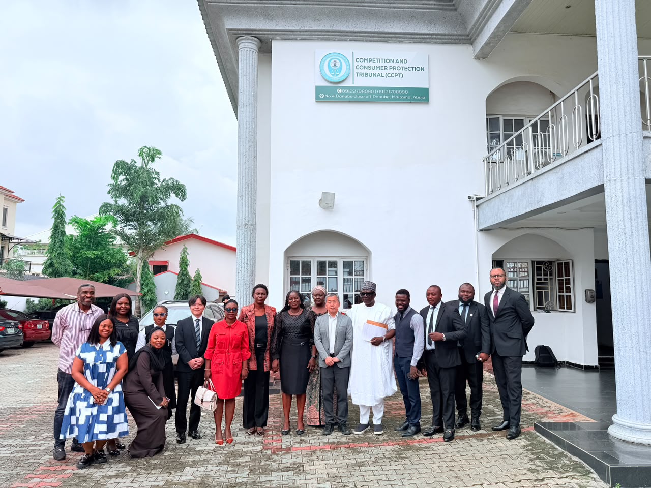 CCPT team gathered outside the Tribunal headquarters